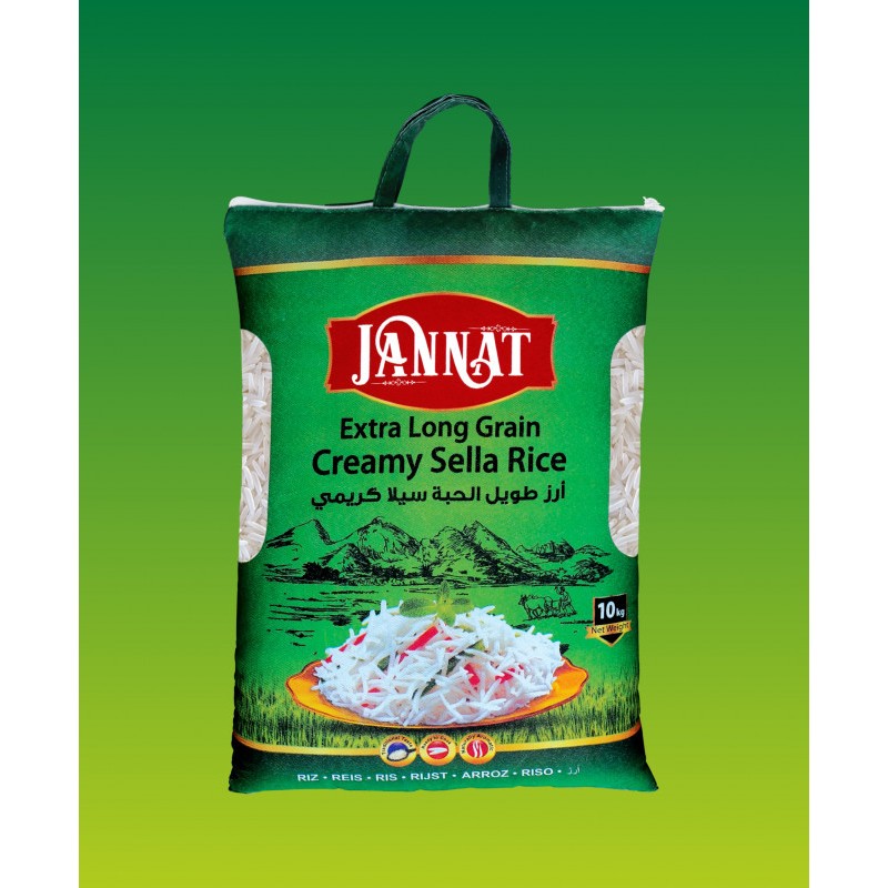 Jannat Creamy Sella Basmati Rice(10kg)